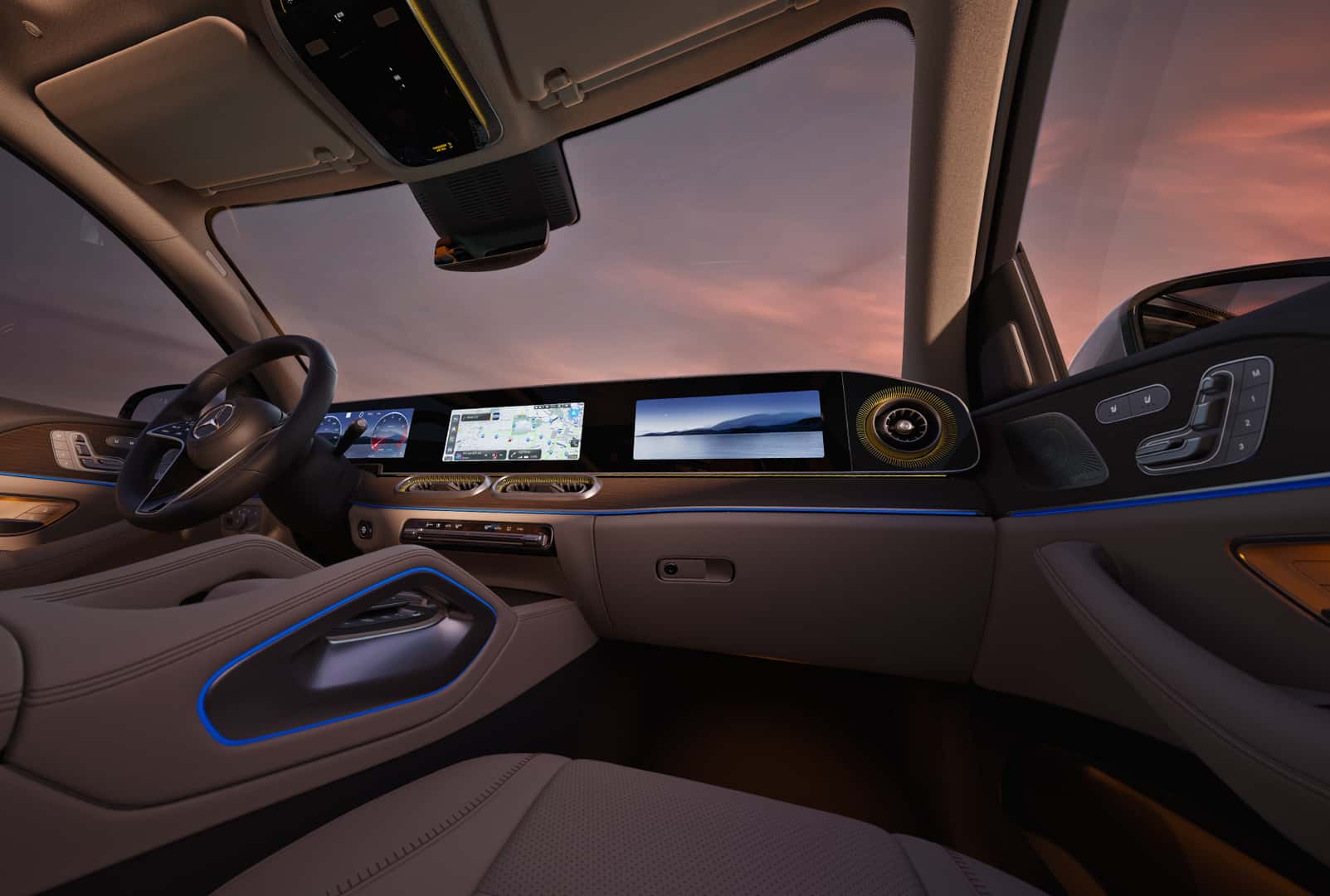 2027 Mercedes-Benz GLS MBUX Superscreen technology