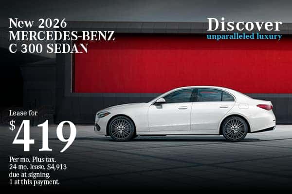New 2026 Mercedes-Benz C 300 SEDAN