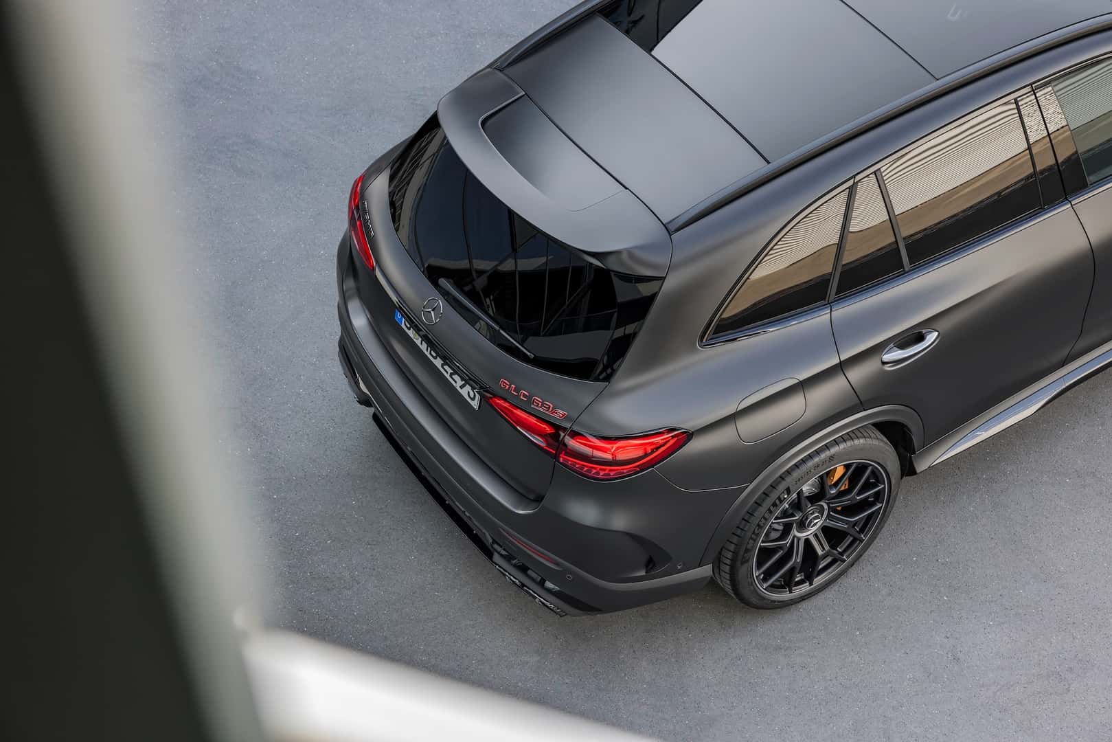 Mercedes-AMG GLC 63 S E PERFORMANCE SUV Rear Roof Spoiler Overhead