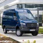 Front View of the New Mercedes-Benz Sprinter