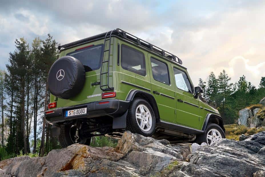 Rear View of the G-Wagon