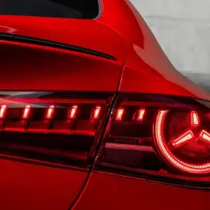 2026 Mercedes-Benz CLA MANUFAKTUR Patagonia Red Metallic brake light