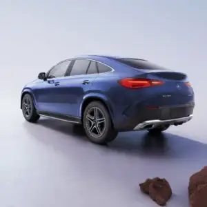 2026 Mercedes-Benz GLE Coupe Rear and Driver's Side 3/4 View