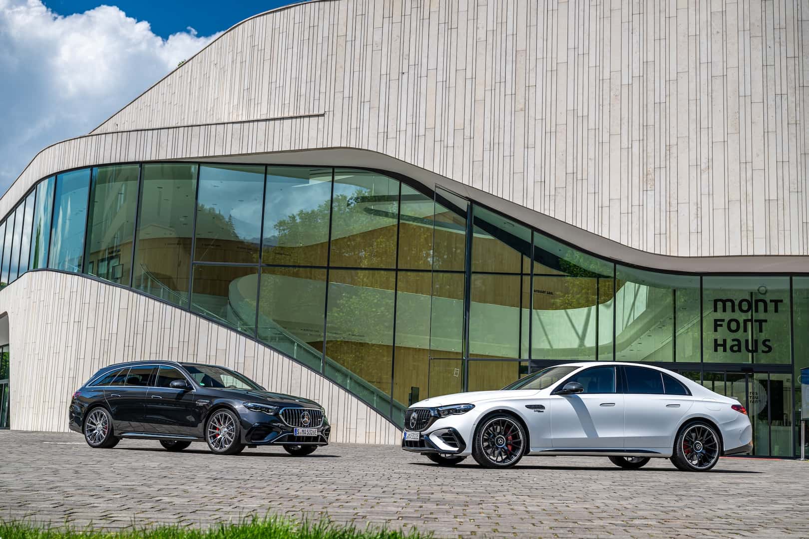 2026 Mercedes Benz AMG E 53 Hybrid wagon and sedan