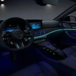 2026 Mercedes Benz AMG GT 4-Door Coupe Digital Dashboard and Ambient Lighting