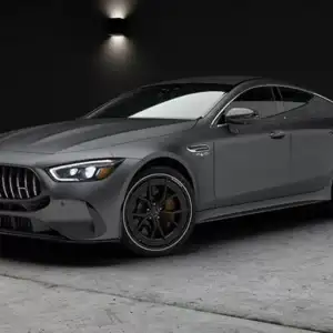 2026 Mercedes Benz AMG GT 4-Door Coupe Front and Driver's Side Profile
