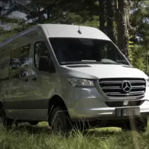 2026 Mercedes-Benz Sprinter Cargo Van Parked Off-Road