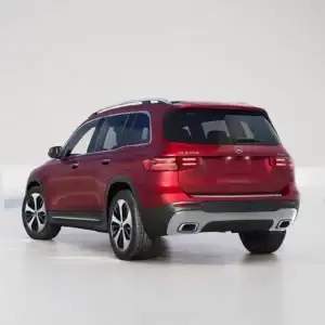 2026 Mercedes-Benz GLB SUV Rear View in Red