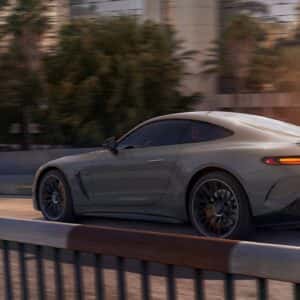 2026 Mercedes-Benz AMG GT Coupe Driver's Side View in Motion