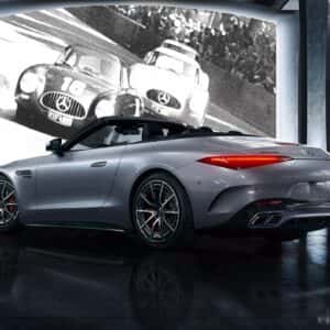 2026 Mercedes-Benz AMG SL Roadster Rear and Driver's Side View