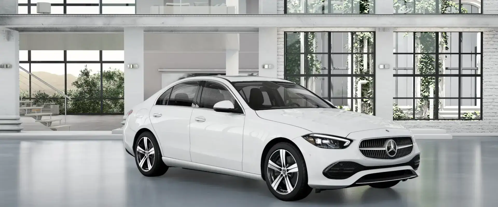 2026 Mercedes Benz C Class Sedan Polar White