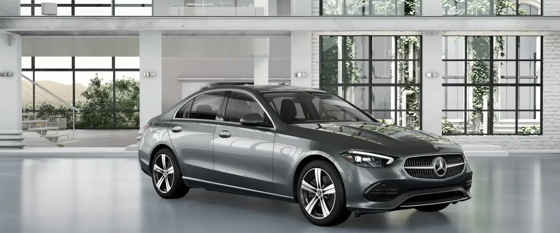 2026 Mercedes Benz C Class Sedan Selenite Grey Metallic