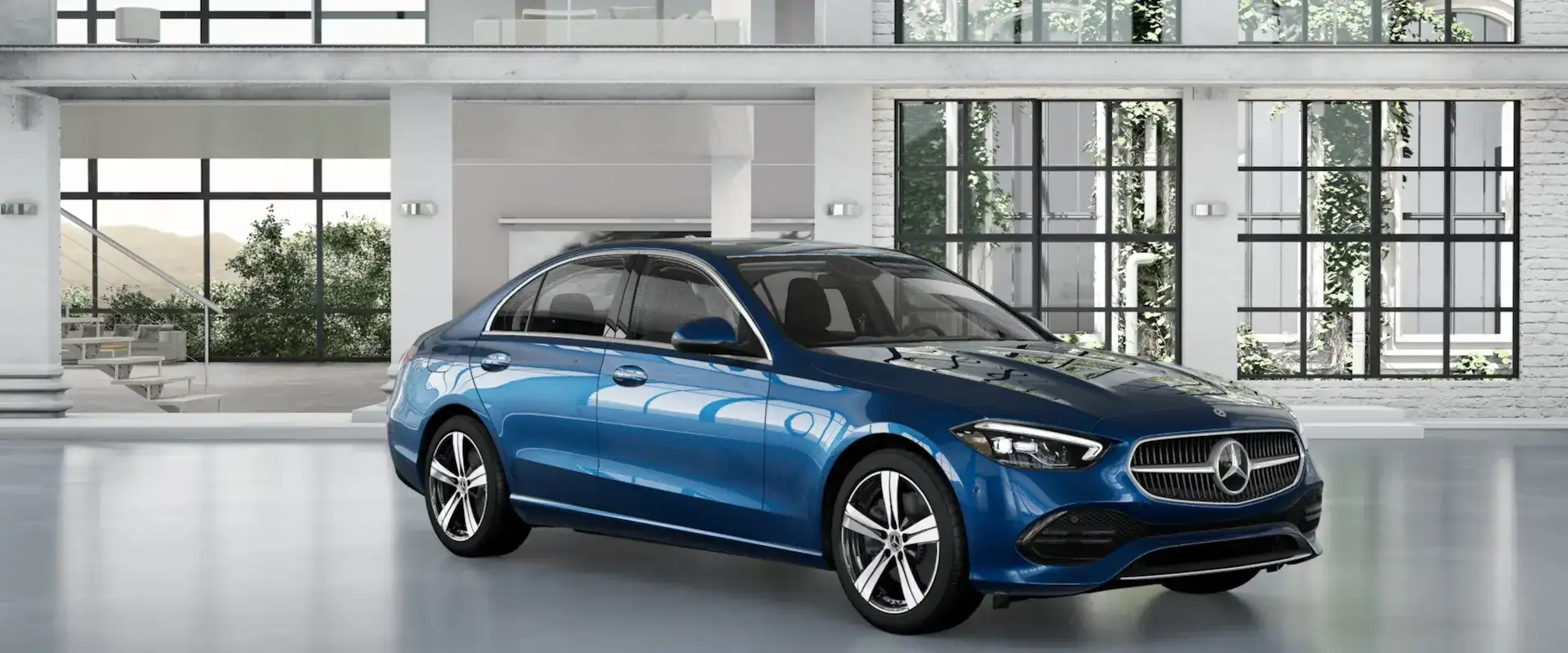 2026 Mercedes Benz C Class Sedan Starling Blue Metallic