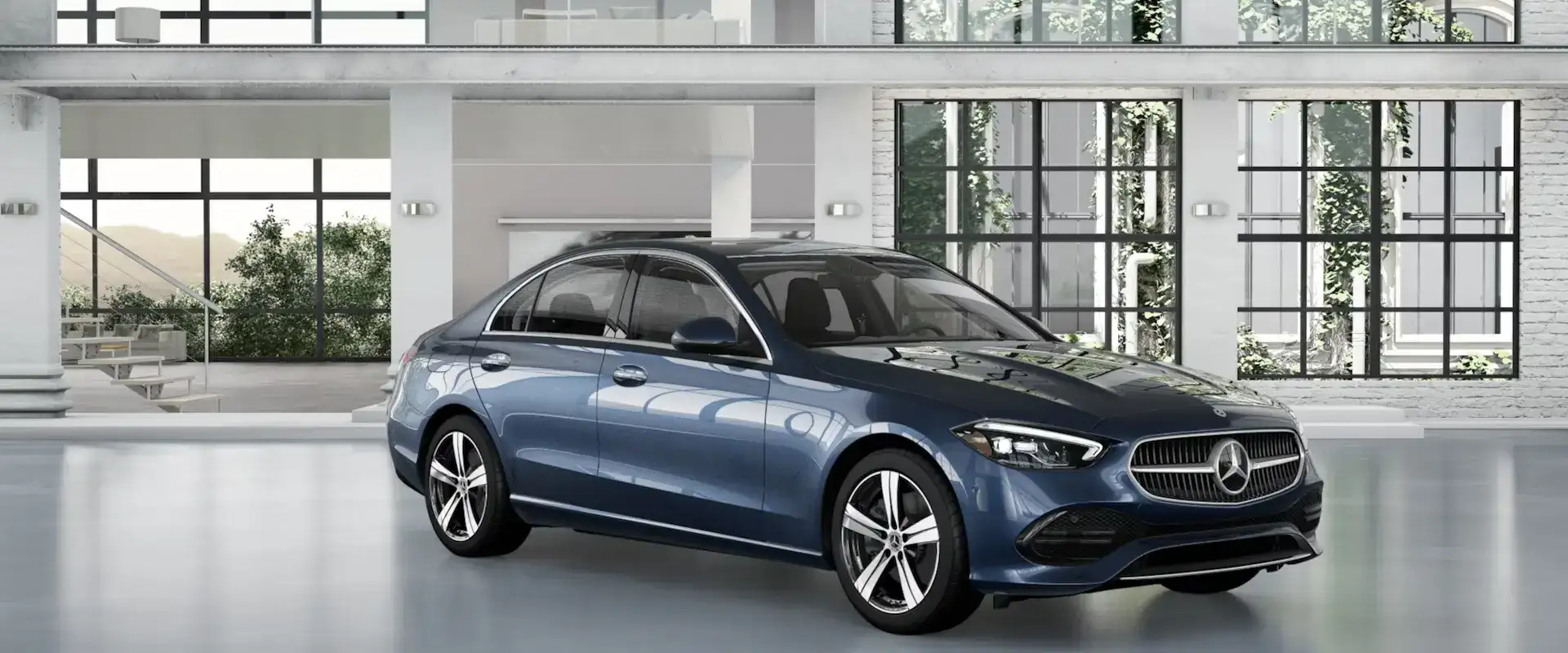 2026 Mercedes Benz C Class Sedan Twilight Blue Metallic