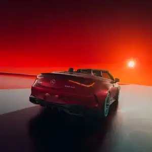 2026 Mercedes-Benz CLE Cabriolet Rear View in Red