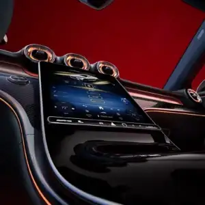 2026 Mercedes-Benz CLE Coupe angled Multimedia Touchscreen