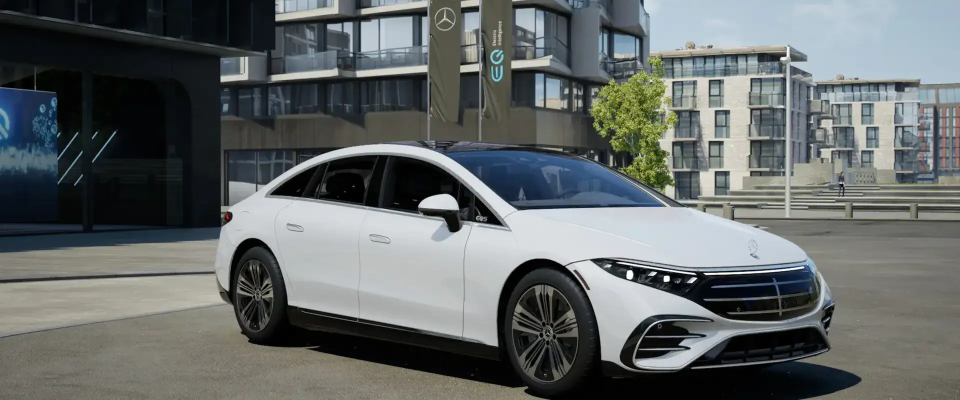 2026 Mercedes-Benz EQS Sedan Polar White