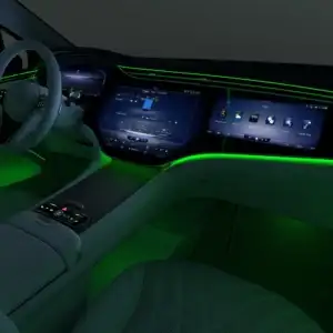 2026 Mercedes-Benz EQS SUV Cockpit with Ambient Lighting