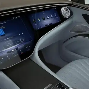 2026 Mercedes-Benz EQS SUV Lower Front Seat Area