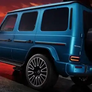 2026 Mercedes-Benz G-Class SUV Rear and Driver's Side View