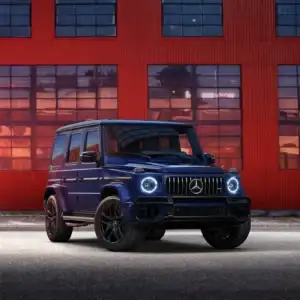 2026 Mercedes-Benz G-Class SUV Front in Twilight Blue