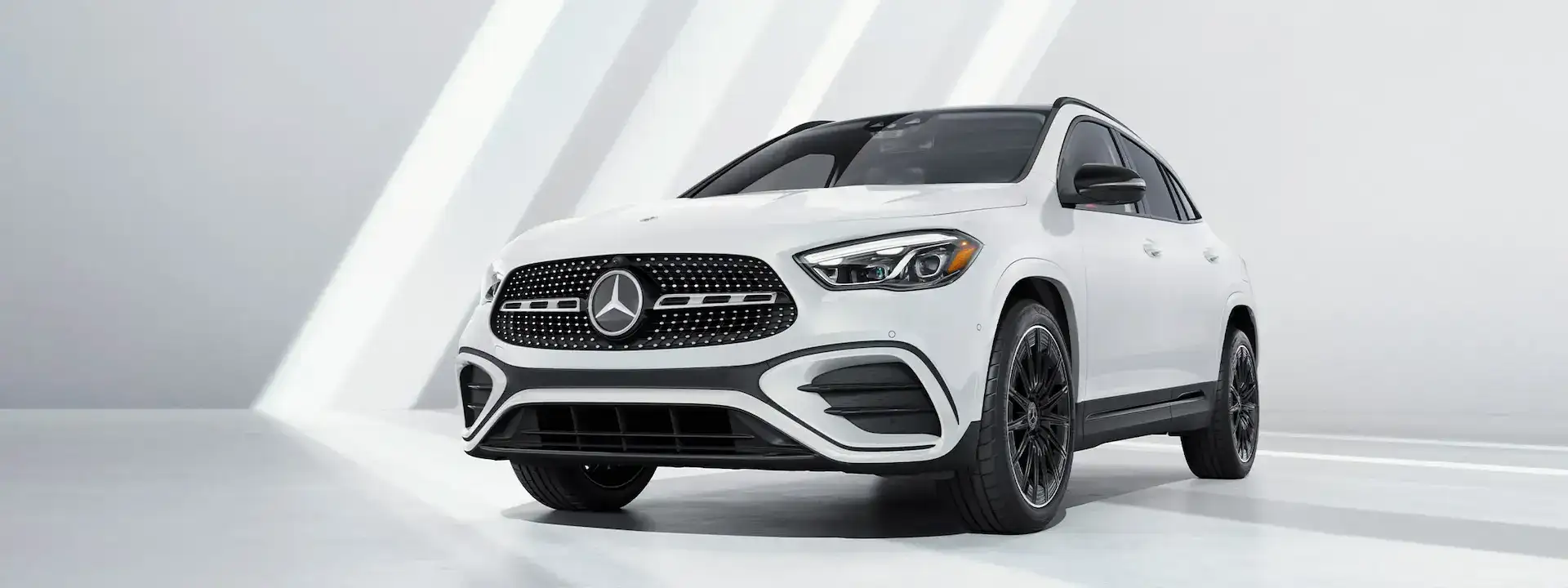 2026 Mercedes-Benz GLA SUV Front and Driver's Side View