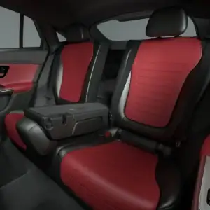 2026 Mercedes Benz GLC Coupe GLC 300 4MATIC Coupe Power Red and Black interior
