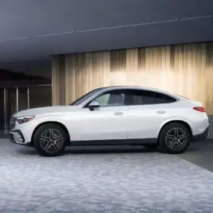 2026 Mercedes Benz GLC Coupe GLC 300 4MATIC Coupe white driver side view