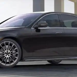 2026 Mercedes-Benz S-Class Sedan Driver's Side View in Motion