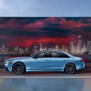 2026 Mercedes-Benz S-Class Sedan Driver's Side with Mural
