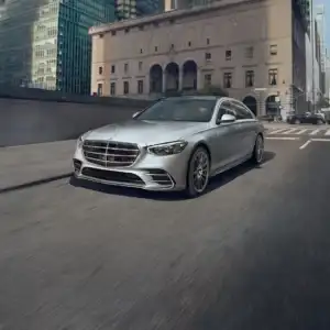 2026 Mercedes-Benz S-Class Sedan Front and Driver's Side Profile