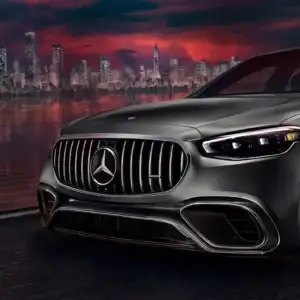 2026 Mercedes-Benz S-Class Sedan Front Hood and Grille