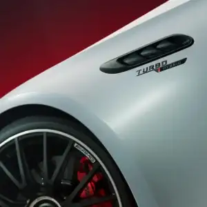 2026 Mercedes Benz E Class Sedan AMG E 53 HYBRID Turbo Hybrid badge
