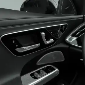 2026 Mercedes Benz E Class Sedan E 350 Aluminum Clad switches on door