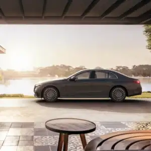 2026 Mercedes Benz E Class Sedan E 350 Graphite Grey Metallic side view