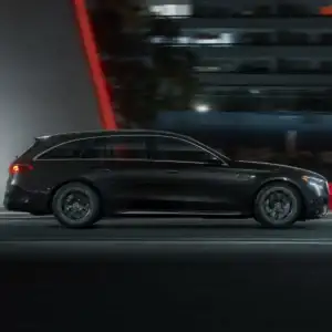 2026 Mercedes Benz E Class Wagon Black passenger side view