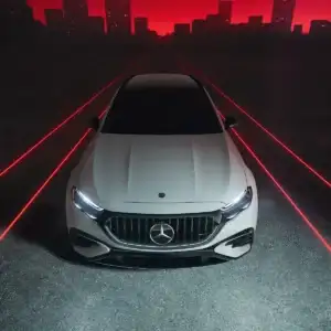 2026 Mercedes Benz E Class Wagon white front view