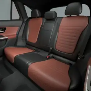 2026 Mercedes Benz GLC 300 SUV Sienna Brown and Black leather interior