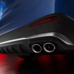 2026 Mercedes Benz GLC SUV AMG GLC 43 Starling Blue tailpipes