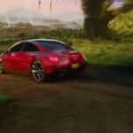 Red Mercedes-Benz Driving in the GOAT Promotional Commercial