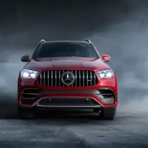 2026 Mercedes-Benz Front View in Red