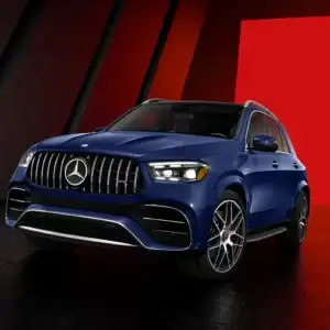 2026 Mercedes-Benz Front View in Twilight Blue