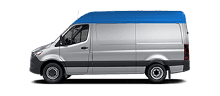 Sprinter Cargo Van 144 Wheelbase with a High Roof