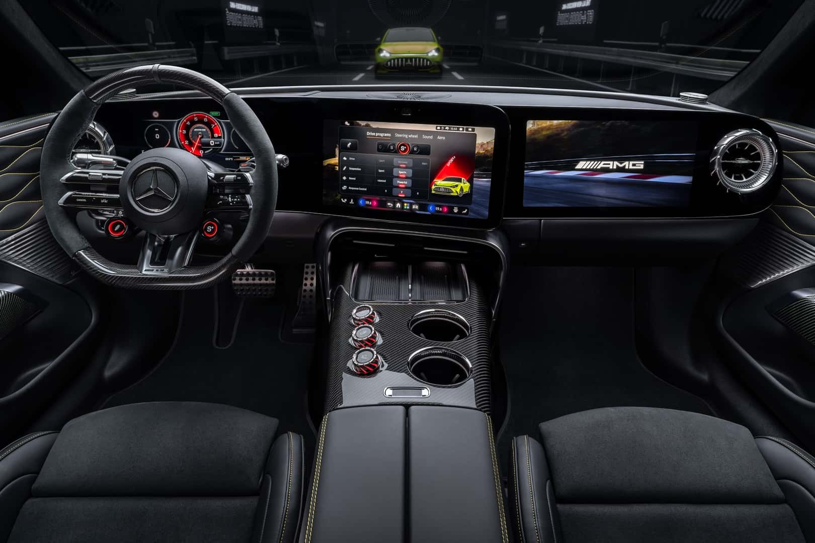 AMG GT 4 Door Coupe View of Interior