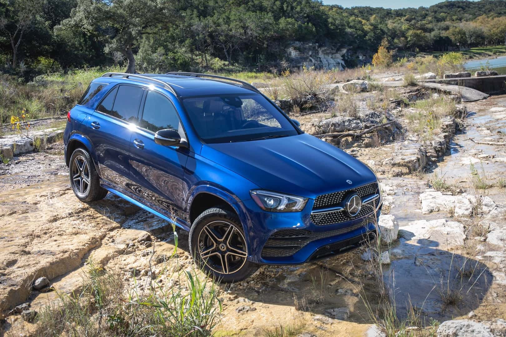Mercedes-Benz GLC Aerial View