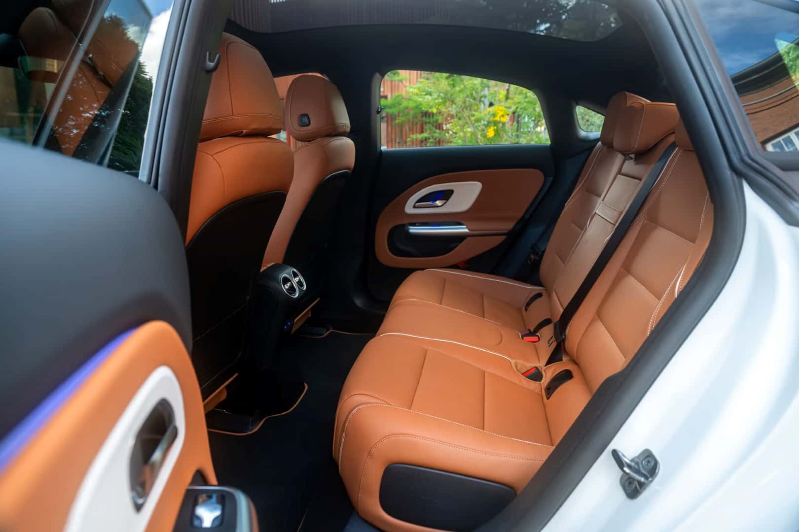 The Pleasant And Satisfying Leather Upholstered Second Row Of The Terrific and Jaw-Droppingly Gorgeous 2026 Mercedes-Benz CLA