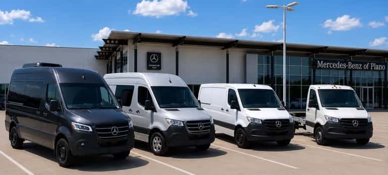 Sprinter Lineup at Mercedes-Benz of Plano
