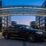 2026 Mercedes-Benz E-Class sedan at a Legacy corridor corporate campus in Plano, TX