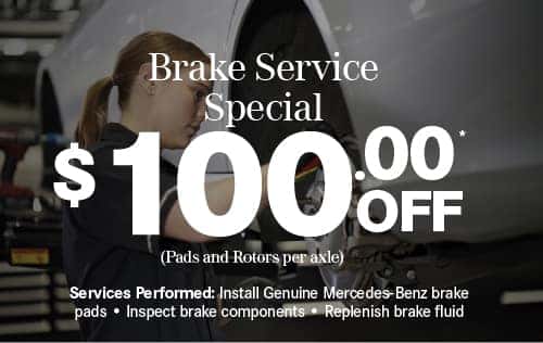 $100 Off Brake Service