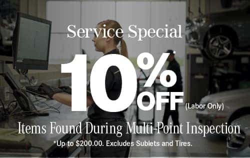10% Off Items Found During Multi-Point Inspection